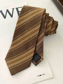 1 Piece High-End Fashion Unisex Pointed Scarf, Long Retro Casual Plaid British Niche Necktie, Multifunctional Belt, Gift - Multicolor - View 11