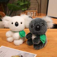 1 pieza Muñeco de peluche realista de oso koala, muñeco de peluche suave de oso koala, muñeco de peluche de oso koala lindo y realista, muñeco de peluche para niños, decoración del hogar, adecuado para niños y niñas, regalo para fiestas, regalo del Día del Niño, regalo de cumpleaños, Acción de Gracias, Navidad - Multicolor - Ver 3