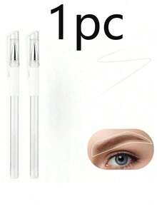 1/3/6/8/12pcs White Eyebrow Tattoo Pens, Skin Marker Pens, Permanent Makeup Tattoo Positioning Tools, Eyebrow Drawing Tools, Halloween Makeup, Tattoo, Christmas Gift, Makeup Tools, Women's Gift - White - View 9