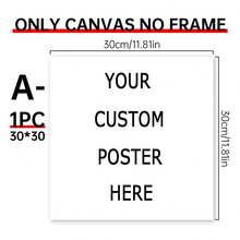 1pc Personalized Canvas Printing, User-Defined Canvas Printing, Converting Your Pictures Into Canvas Form, Canvas Art Creation, Photography Printing, Love, Wedding, Closing Ceremony, Family Art Works,Custom Poster, Room Decor, Customized Wall Art, Pictures Custom Photo, Customizable Things, Optional Frame, Bathroom Decor, Kitchen Decor, Living Room Decor, Bedroom Decor, Office Decor, - Multicolor - View 31
