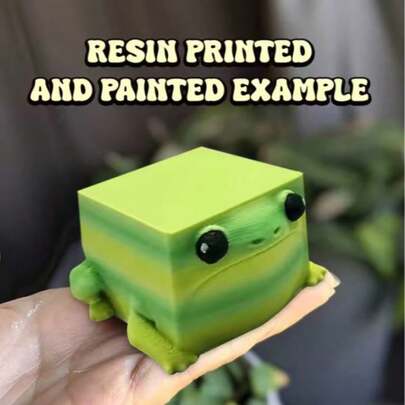 2026新款3D打印丑萌青蛙摆件，桌面家居装饰创意雕塑工艺品，生日、节日、情人节、复活节、派对礼品、儿童派对、趣味青少年创意礼物