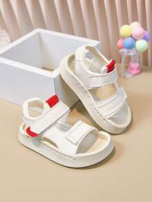 Toddler Boys' Sandals, Shoes For 1-6 Years Old, New Summer Beach Shoes, Baby First Walking Shoes - Beige - View 3