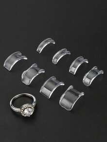 Ring Adjuster, Jewelry Ring Accessories, Reusable, Suitable For Various Ring Styles, Comes With Transparent Storage Box As Gift - Multiple Styles - View 3