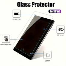 1pc Tempered Glass Screen Protector, Compatible With IPad, Galaxy Tab/ Pad SE/HONOR Pad/Mi Pad, Also Fits MatePad Air, Scratch-Resistant, Sensitive Touch - Clear - View 8