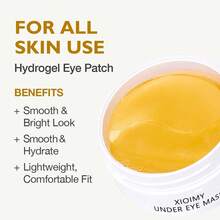 Xioimy 60片黄金眼膜，深层滋养保湿，紧致眼周肌肤，高效补水，呵护眼周肌肤，令眼周轮廓光滑紧致 - 金色 - 查看 4