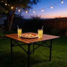 Portable All-In-One Folding Camping Table, Outdoor Picnic Table, Lightweight Folding Table With Storage Bag, Suitable For Camping, Barbecue, Beach, And Garden. Available In Multiple Sizes And Colors. - C - View 4