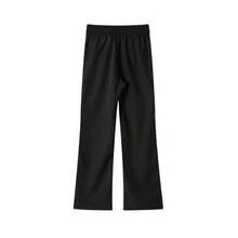 春季新款修身锥形裤，斜裁休闲裤，冰丝垂坠透气百搭轻盈休闲裤，适合春夏穿着 - 黑色 - 查看 4