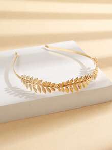 1 Bộ Băng đô và Vòng tay Nữ thần Hy Lạp màu vàng, Bộ trang sức cô dâu, Vòng tay hình vương miện lá nguyệt quế La Mã, Vòng tay có thể điều chỉnh. - vàng - Xem 6