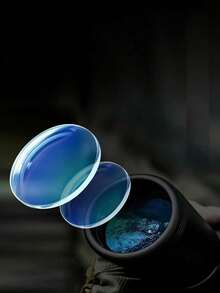 高清高倍夜视双筒望远镜，带智能手机摄像头的户外双筒望远镜 - 黑色 - 查看 3