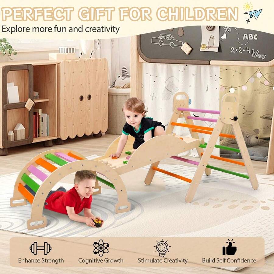 Baby Indoor Climbers & Play Structures - Multicolor - View 1
