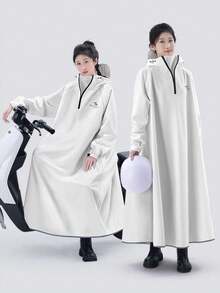 女士时尚加厚雨衣，多功能防水雨披，适用于户外活动、骑行、旅行、徒步、花园等，是旅行必备、便携必备、沙滩必备、毕业季、毕业典礼、毕业礼物、祝贺毕业、毕业典礼、毕业派对、户外必备、旅行便携、徒步必备、露营必备、便携工具、夏季必备、夏季便携、雨衣/雨夹克/防水夹克/雨披/防水雨披/雨衣/不透水/雨具/儿童雨衣/成人雨衣/户外 - Men/Women - 查看 3
