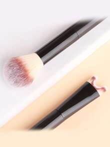 2-In-1 U-Shaped Nose Contour Brush + Blush Brush, Soft Bristles Won't Irritate Skin, Beginner-Friendly, Precise Nose Contouring, Creates Lifted & Defined Nose - Multicolor - View 10