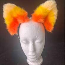 Rainbow Ears Headband Costume Headwear - A - View 3