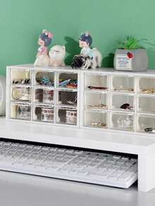 Hộp đựng đồ may vá đính cườm 6/9 ngăn, hộp đựng phụ kiện DIY đa chức năng để bàn, hộp đựng ghi chú, kim, đồ may vá, băng dính, nhẫn, bông tai, trang sức. - Nhiều màu - Xem 10