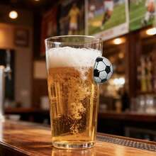 High-Quality Football Embedded Glass Cup, Beer Mug, Transparent Beverage Cup, Tea Cup, Milk And Juice Cup For Home Use - View 10