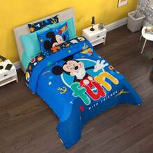 PROVIDENCIA Disney Mickey Funny Double Quilt - Blue - View 5