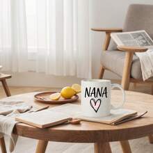 INGIFTA NANA Mug, 1 Piece, 11 Oz, Double-Sided Printed Ceramic Mug. NANA Gift. Nana Coffee Cup. Nana Gift. Mother's Mug. Grandma Gift. Mother's Day Gift. Nana Gift Idea. - White 白色 - 查看 6