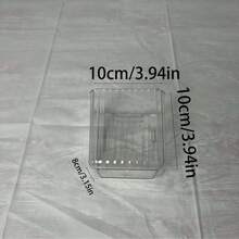 多层可移动透明冰粮储物推车，带轮可移动，多层置物架，家用零食杂物收纳架，厨房、浴室、卧室适用可移动储物架 - 彩色 - 查看 12