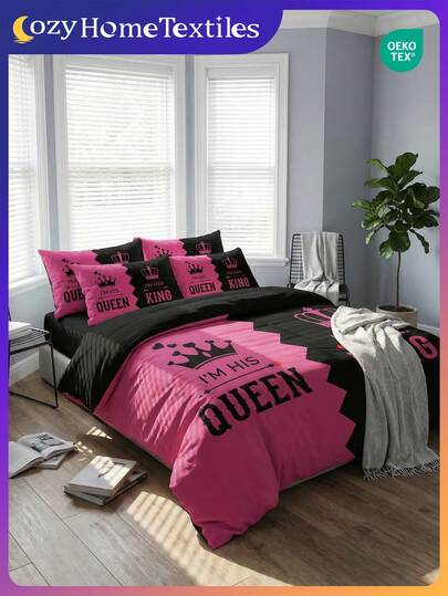 Bộ ga trải giường in số 2/3 món (1 ga trải giường + 1/2 vỏ gối, không kèm ruột chăn), thoáng khí và thoải mái, mềm mại, thân thiện với da, chống xù lông, phù hợp với giường đôi/giường cỡ Full/giường Queen/giường King, sử dụng được quanh năm, nhiều kích cỡ, có thể giặt máy, trang trí phòng ngủ đẹp mắt.