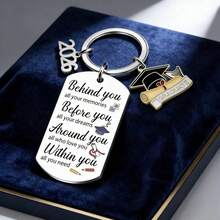 2026 Graduation Gift For Him, 2026 Graduate Keychain, University College Middle School Senior Master Commemorative Item Gifts For Mother, Father, Graduation, And Teacher - Multicolor - View 4