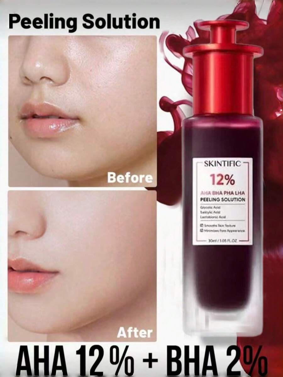 AHA 12% + BHA 2% 精华液，去角质，改善肤质不均和肤色暗沉问题，焕活肌肤，1 瓶 30 毫升/1.01 液盎司 - AHA (Alpha Hydroxy Acid) - 查看 1