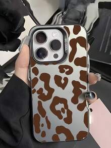全新创意时尚IMD激光手机壳系列，经典棕色豹纹图案，经典混合材质，防震防滑，兼容 17/17Air/17Pro/17ProMax、16/16Plus/16ProMax、15、14、13、12、11系列，也适用于Galaxy S22、S23、S24、S25 Plus Ultra系列，是复活节礼物、圣诞节/万圣节装饰/生日礼物的理想之选，送给女朋友、男朋友、朋友或自己都非常合适。 - 黑色 - 查看 3