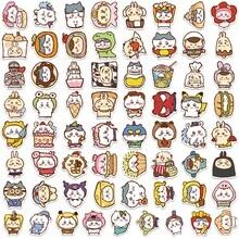 65 piezas Nuevo Libro de Criaturas Lindas de Japón Segunda Creación Pegatinas Impermeables, Regalo Perfecto Pequeño para Fans, Familia y Amigos, Regalo del Día de las Niñas, Regalo del Día de San Valentín Blanco, Regalo del Día de Pascua - Multicolor - Ver 4