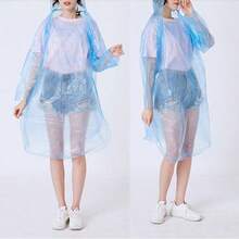 1 Pc Portable Raincoat Ball, Disposable Thickened Raincoat With Ball-Shaped Storage Box, Suitable For Hiking & Camping; Can Hang On Backpack; Random Color Camping Stuff - متعدد الألوان - مشاهدة 6