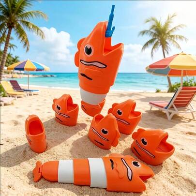 蒙特梭利玩具钓鱼游戏，多人互动，适合儿童生日礼物，感官钓鱼玩具，双鱼竿