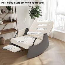 Swivel Chair - White - View 8