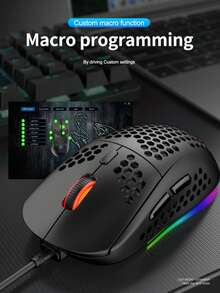 T2 背光键盘鼠标套装，88键机械键盘鼠标组合，适用于电脑和游戏 - 查看 11