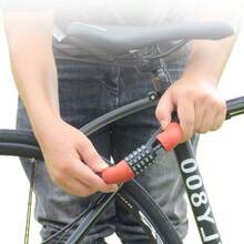 Lacăt de bicicletă 1 buc, lacăte antifurt rezistente pentru bicicletă în formă de U, lacăt de bicicletă în formă de U cu parolă resetabilă cu 5 cifre de înaltă securitate, lacăt din oțel îngroșat pentru bicicletă electrică, scuter, motocicletă - Multicolor - Vizualizare 5