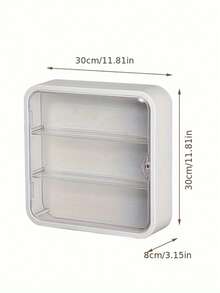 1pc Transparent Wall-Mounted Display Case, Blind Box Collectible Figurine Holder - Multicolor - View 13