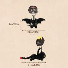 How to Train Your Dragon 驯龙高手无牙仔毛绒钥匙扣 - 彩色 - 查看 12