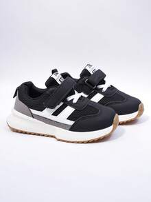 1双适合2-6岁儿童的滑板鞋，适合2026年秋季，女童熊猫图案鞋，男童白色鞋 - 黑色 - 查看 6