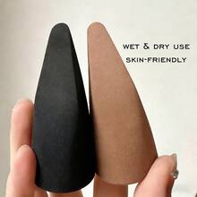 高品质多功能化妆海绵，干湿两用，粉底美妆海绵，打造无瑕妆容工具 - 彩色 - 查看 5