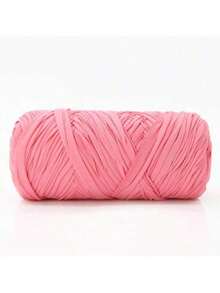 [Paquete de hilo 100% poliéster] 2 paquetes de hilo 100% poliéster - 200g por paquete, colores mixtos, adecuado para manualidades DIY, tejido, cestería y tejido de alfombras - 200 gramos - Ver 55