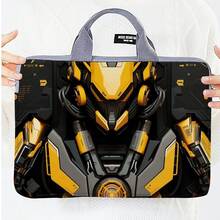 1个赛博朋克风格笔记本电脑包，印花笔记本电脑内胆包，时尚便携手提包 - 彩色 - 查看 15