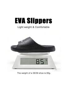 Stone Pattern Slippers Non Slip Indoor Summer Home Shoes For Women High Quality - Black - View 3