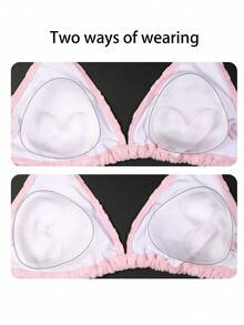 1对3D立体硅胶胸垫，上托式胸垫，聚拢提拉胸部，非常适合泳装和露背连衣裙。 - 彩色 - 查看 9