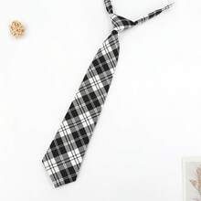 1PC Men's Pink Striped College Style Tie Suitable For Daily Matching - Pink - View 9