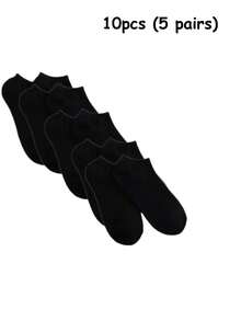 100只装、80只装、50只装男女通用舒适柔软吸湿排汗抗菌针织袜 - 母亲节礼物，男女皆宜，适合搭配过膝长袜和连裤袜。吸汗防臭，弹性柔软，时尚纯色。春夏秋冬皆宜。休闲穿着。 - 彩色 - 查看 5