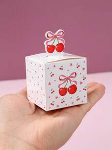 24 piezas Cajas de regalo con lazo de cereza, cajas de embalaje de regalo pequeñas para baby shower, cajas de obsequio con lazo de cereza, cajas para dulces, cajas para postres, suministros de envoltura de regalos de cumpleaños, decoraciones para baby shower de niño y niña, decoración para revelación de género, cajas de regalo para decoración de mesa de fiesta de boda, decoraciones de fiesta de cumpleaños con lazo de cereza, suministros para fiesta de baby shower, decoraciones para fiesta de cumpleaños de niña, regalos de baby shower, recuerdos de fiesta - Arco de cereza - Ver 9