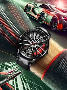 1 pieza Reloj de cuarzo de acero para hombre con calendario, totalmente pavimentado con diamantes de lujo, adecuado para negocios, fiestas y uso diario, mejor regalo para hombres - Negro - Ver 3