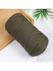[Paquete de hilo 100% poliéster] 2 paquetes de hilo 100% poliéster - 200g por paquete, colores mixtos, adecuado para manualidades DIY, tejido, cestería y tejido de alfombras - 200 gramos - Ver 35