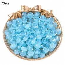 圆形树脂仿玉直孔算盘珠光环染色码头桶珠散珠扁珠DIY珠子材料配件 - 彩色 - 查看 19