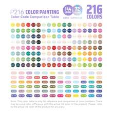 Langer New Arrival 72/54/36/24/16 Set Pulpen Gel Warna Cerah (Termasuk Kotak Hadiah Warna), Pulpen Gel Cerah 1.0mm Set Kotak Hadiah, Pulpen Gambar Warna Berkualitas Tinggi, Cocok Untuk Pelajar, Musim Kembali ke Sekolah - MultiWarna - View 4