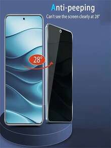 5pcs/Set Pelindung Layar Privasi untuk Smartphone 15 Ultra, 15T Pro, 14, 14T, 14T Pro, Cocok untuk Xiaomi Note 15 Pro Plus, 15 4G/5G, 14, 13 Pro 5G/4G, Note 12 Pro+, 11, 11S, 13 Pro+ - Clear - View 4