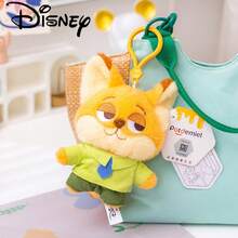Disney 迪士尼官方授权朱迪·霍普斯毛绒背包挂件，疯狂动物城尼克·王尔德闪电毛绒可爱背包吊坠，情侣吊坠，节日礼物 - 彩色 - 查看 5