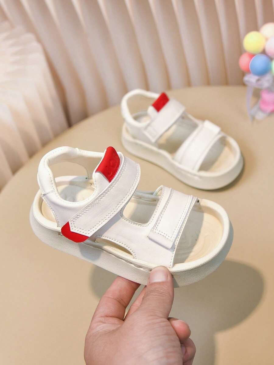 Toddler Boys' Sandals, Shoes For 1-6 Years Old, New Summer Beach Shoes, Baby First Walking Shoes - Beige - View 1